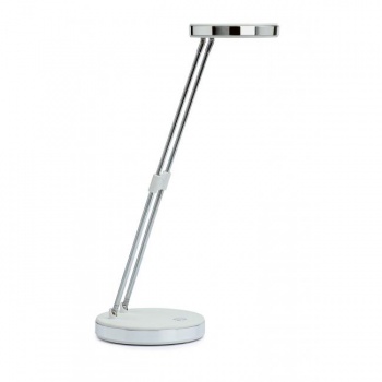 Lampa stolná LED MAUL Puck biela 