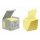 Samolepiace Z-Bločky Post-it recyklované, 76x76 mm, žlté 