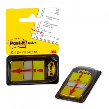 Záložky Post-it Index široké 25,4x43,2 `výkričník` 