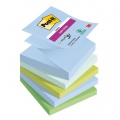 Samolepiace Z-bločky Post-it Super Sticky OASIS, veľkosť 76x76 mm, 5 bločkov po 90 lístkov 
