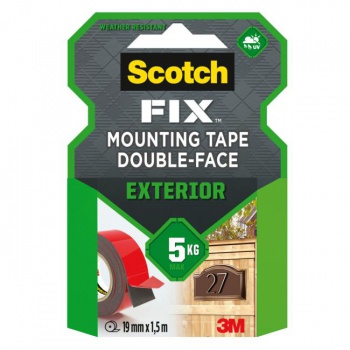 Montážna páska Scotch do exteriéru, 19 mm x 1,5 m 