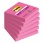 Samolepiaci bloček Post-it Super Sticky ružové 76x76mm 