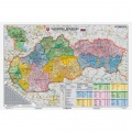 Mapa Slovensko-Kraje a územné obvody 