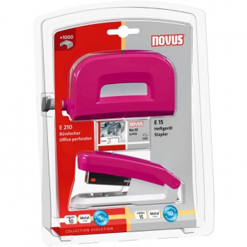 Súprava kolekcie NOVUS EVOLUTION E 15/E 210 ružová 