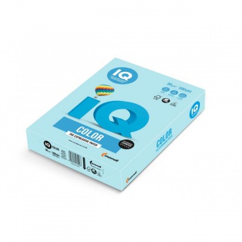 Farebný papier IQ color strednemodrý MB30, A4, 80g