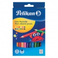 Farbičky Pelikan trojhranné hrubé 12 ks 