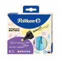 Sada zvýrazňovačov Pelikan 490 6S pastelové 