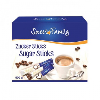 Cukor kryštálový porciovaný SWEET FAMILY 125 x 4 g