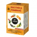 Čaj LEROS bylinný Čajová chvíľka rakytník & pomaranč HB 20 x 2 g 