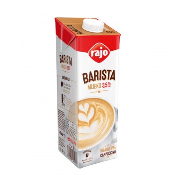 Trvanlivé mlieko plnotučné Barista 3,5% 1 ℓ 