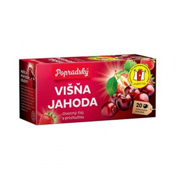 Čaj BOP ovocný višňa jahoda 20 x 2g 