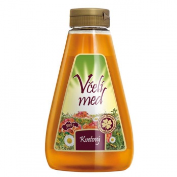 Med včelí MEDAS kvetový s dávkovačom 500 g. 