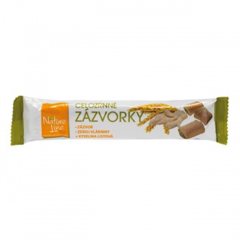 NATURE LINE sušienky celozrnné ZÁZVORKY 65 g