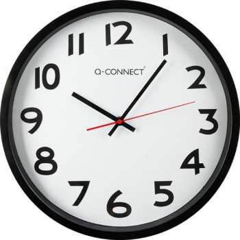 Nástenné hodiny Q-CONNECT 35cm čierne 