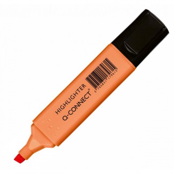 Zvýrazňovač Q-CONNECT pastel oranžový 