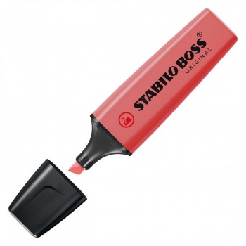 Zvýrazňovač STABILO BOSS ORIGINAL červený 