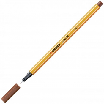 Liner STABILO Point 88 červená hlina 