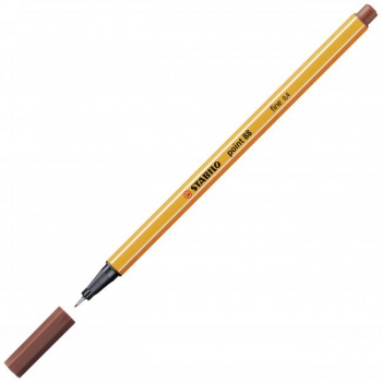 Liner STABILO Point 88 svetlohnedý 