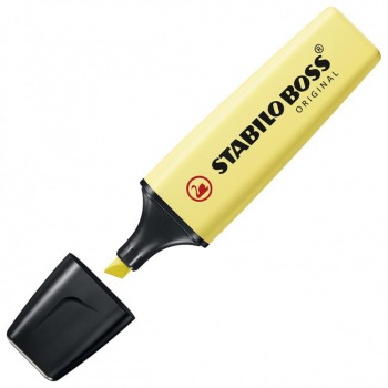 Zvýrazňovač STABILO BOSS ORIGINAL Pastel pastelový žltý 