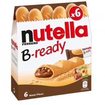 DARČEK: Chrumkavá oblátka Nutella B-ready T6 132g 