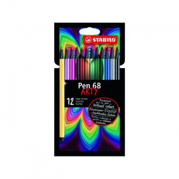 Sada popisovačov STABILO Pen 68/12S `ARTY` 