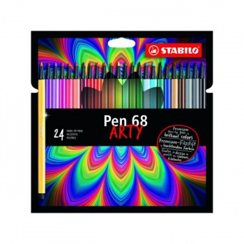 Sada popisovačov STABILO Pen 68/24S `ARTY` 