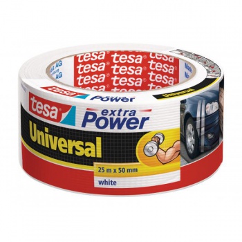 Textilná páska TESA silne lepiaca biela 50 mm x 25 m 