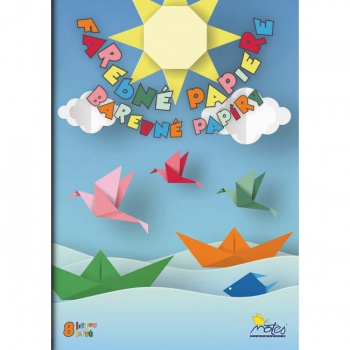 Farebný papier A4 8 listov 