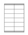Etikety univerzálne 105x48mm Etibox A4 100 hárkov
