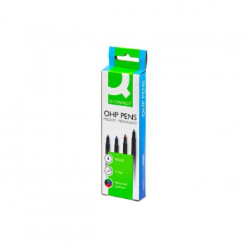 Sada permanentných popisovačov Q-CONNECT M 4S 0,8 mm 