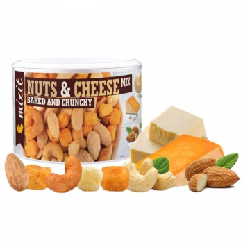 Mixit Mix pražených orechov a chrumkavých syrov 120 g 