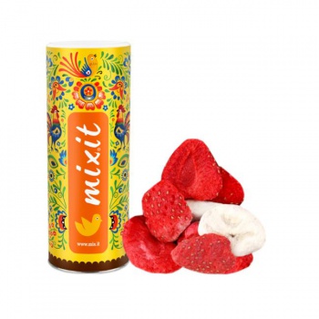 Veľké chrumkavé ovocie - banán a jahoda 160g 