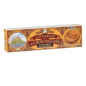 Francúzske maslové sušienky La Mere Poulard CARAMEL 125 gr.
