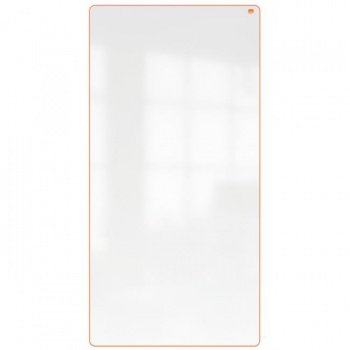 Prenosná magnetická taubľa Nobo Move & Meet oranžový rám 