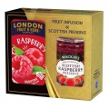 Darčeková sada LONDON Fruit & Herb a Mackays Malina 340 g