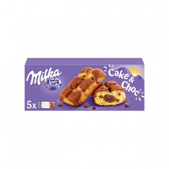 DARČEK: Milka Choco & Cake pečivo s čokoládovou náplňou 1x175 g 