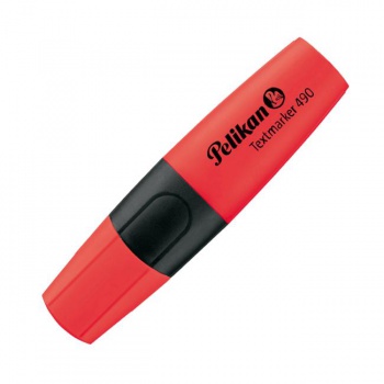 Zvýrazňovač Pelikan 490 červený 