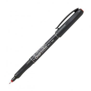 Popisovač OHP Centropen 2636 F červený 