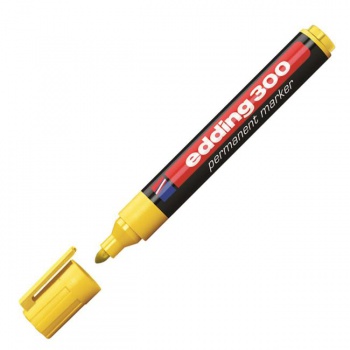 Permanentný popisovač edding 300 žltý 