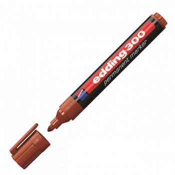 Permanentný popisovač edding 300 hnedý 
