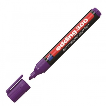 Permanentný popisovač edding 300 fialový 