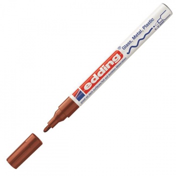 Lakový popisovač edding 751 hnedý 