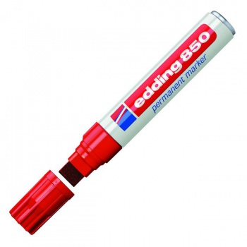 Permanentný popisovač edding 850 červený 