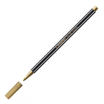 Popisovač STABILO Pen 68 metalic zlatá 