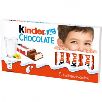 DARČEK: Kinder čokoláda 100g 