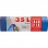Vrecia na odpadky zaťahovacie, 35 l / 15 ks, 20mic., 53 x 60 cm, modré, LDPE 