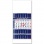 Plánovací kalendár ŠTANDARD 4-mesačný modrý 29,5 x 66,3 cm 