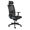 Kancelárska stolička GAME VIP SYN čierno/sivá (B8033) + PDH 3D + podrúčky P44 