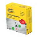 Etikety kruhové 10mm Avery zelené v dispenzore 