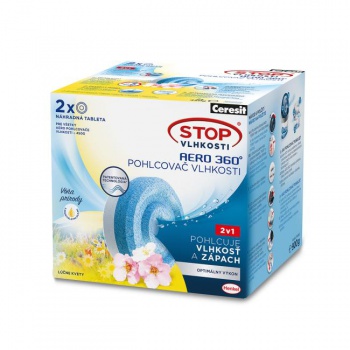 Ceresit Stop vlhkosti - 2tablety AERO lúčne kvety 2x450g 